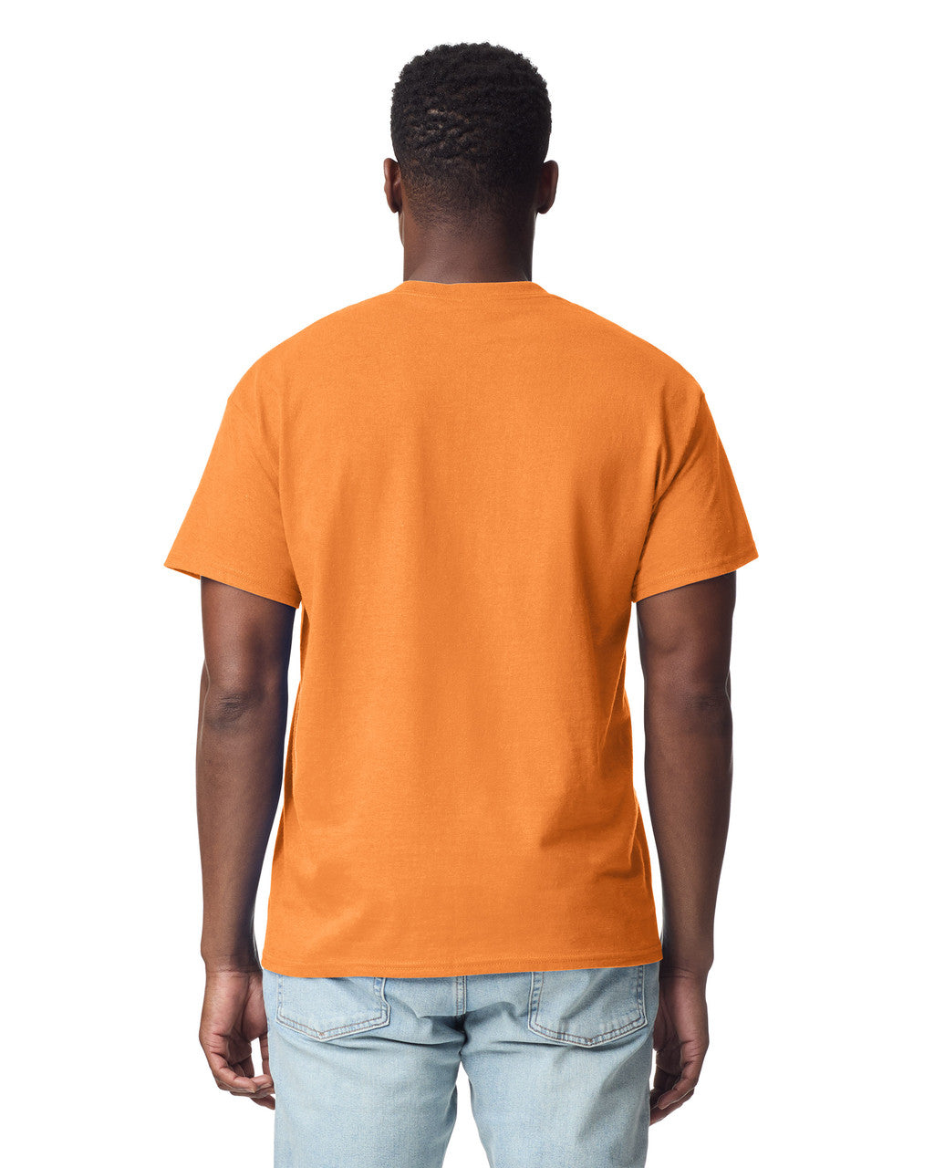 Gildan G200 Ultra Cotton T-Shirt - Tangerine - model back
