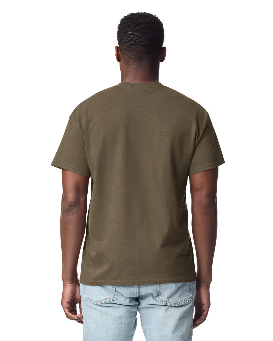 Gildan G200 Ultra Cotton T-Shirt - Olive - model back