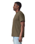 Gildan G200 Ultra Cotton T-Shirt - Olive - model side