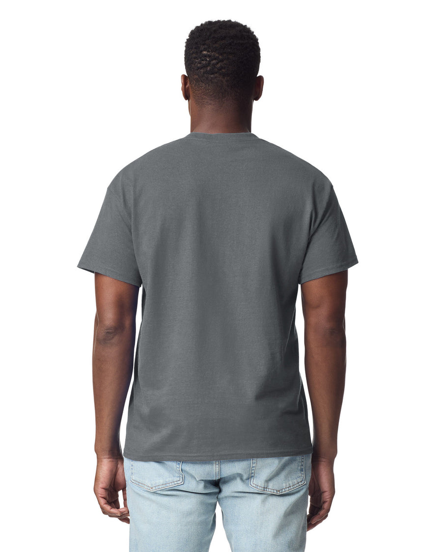 Gildan G200 Ultra Cotton T-Shirt - Charcoal - model back