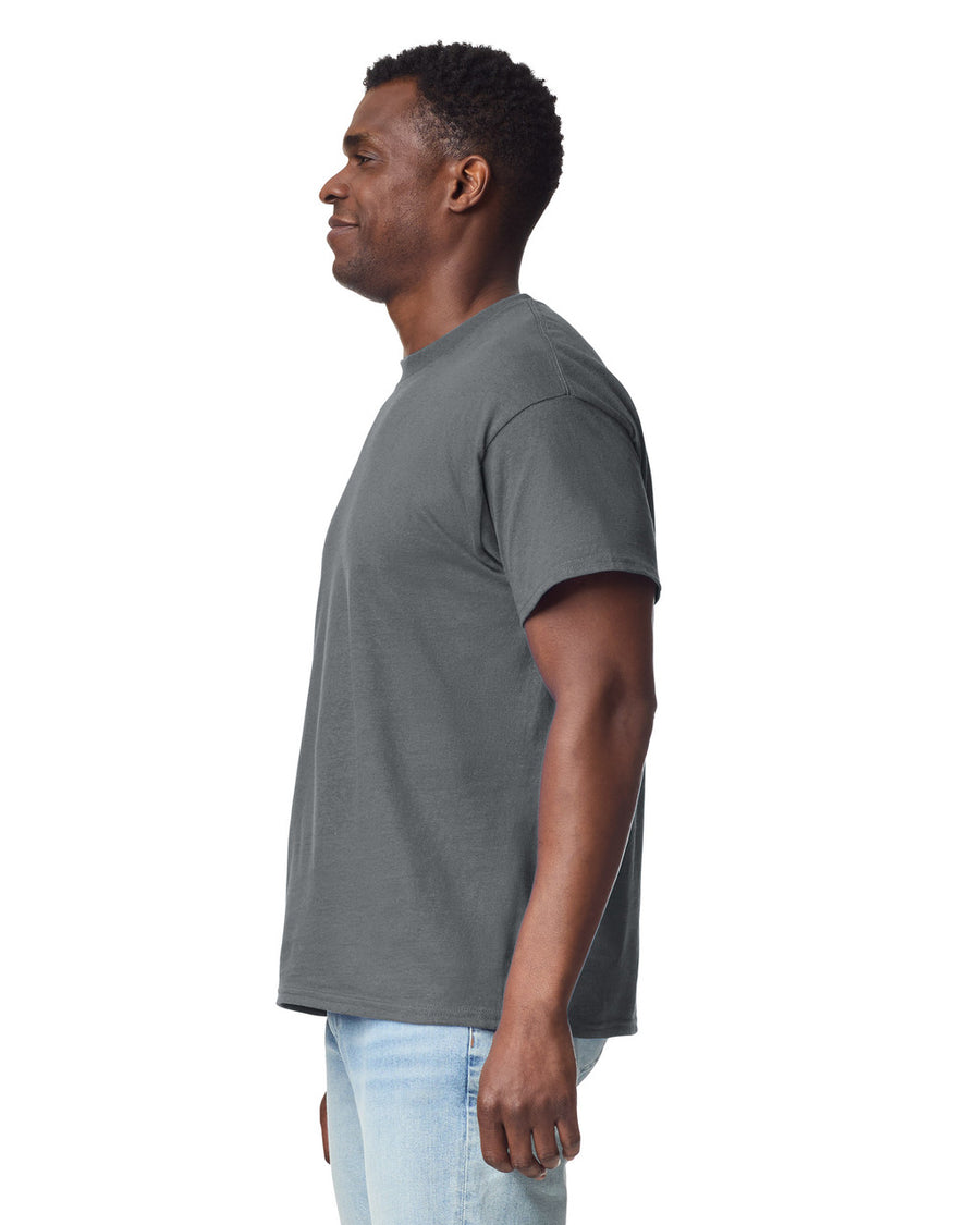 Gildan G200 Ultra Cotton T-Shirt - Charcoal - model side