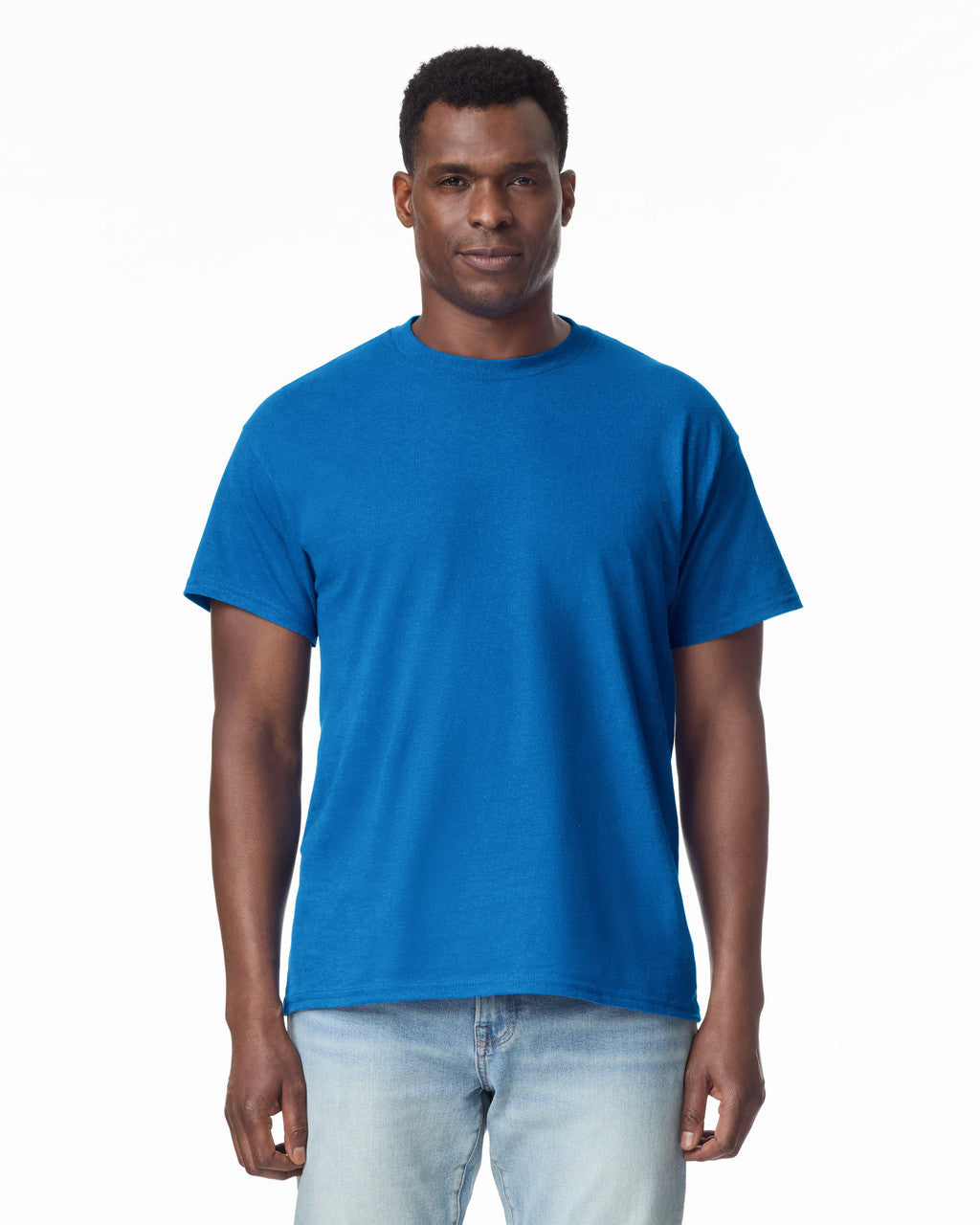 Gildan G200 Ultra Cotton T-Shirt - Royal - model front