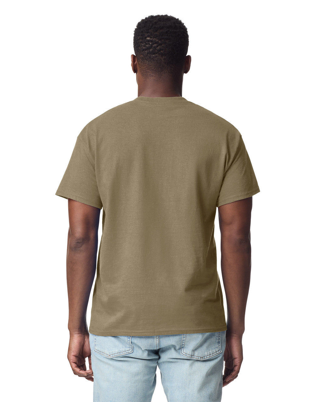 Gildan G200 Ultra Cotton T-Shirt - Prairie Dust - model back