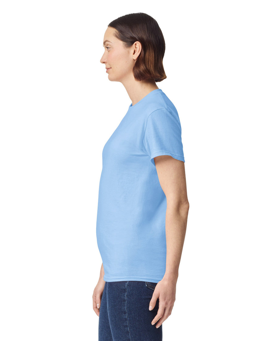 Gildan G200 Ultra Cotton T-Shirt - Light Blue - model side