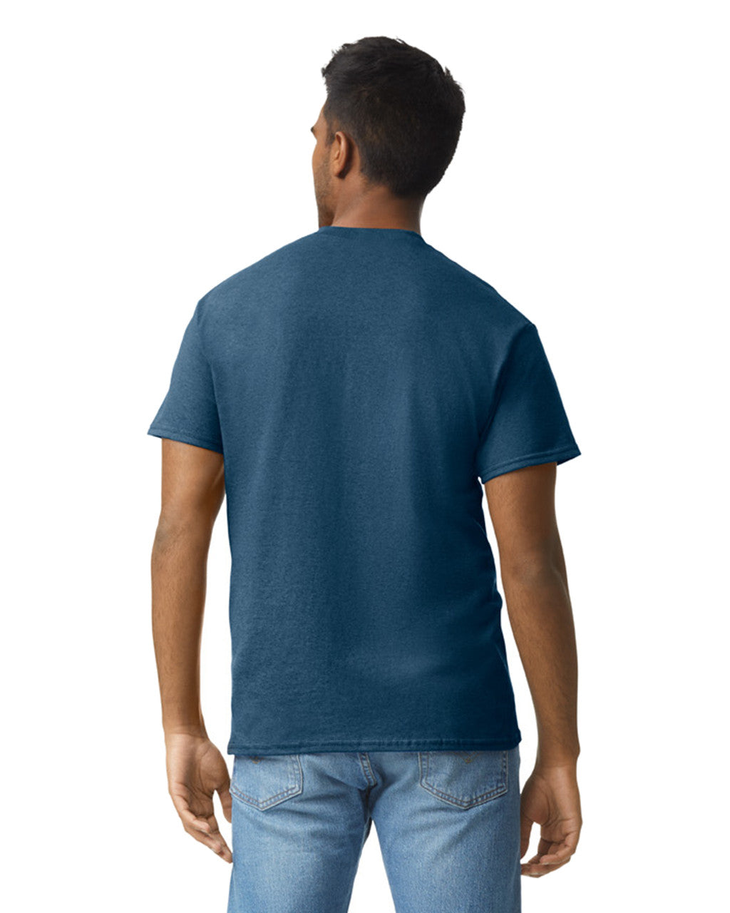 Gildan G200 Ultra Cotton T-Shirt - Blue Dusk - model back