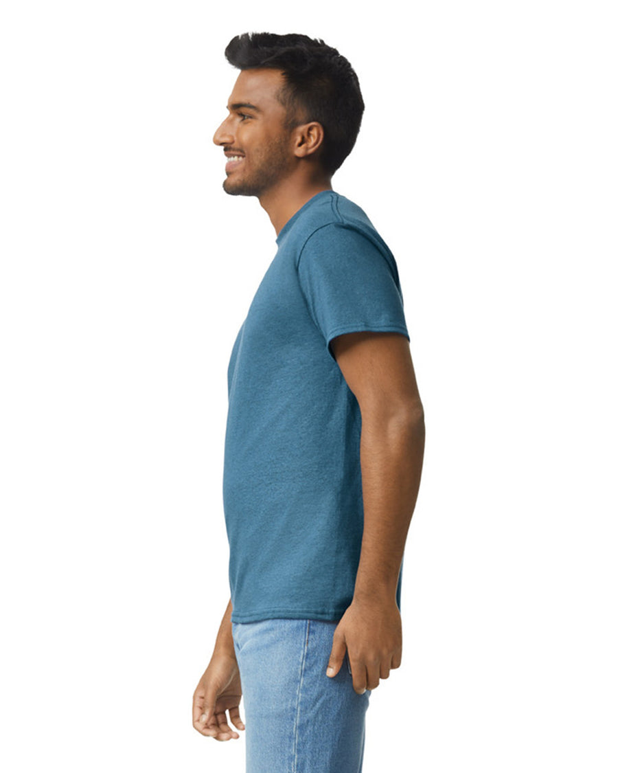 Gildan G200 Ultra Cotton T-Shirt - Indigo Blue - model back