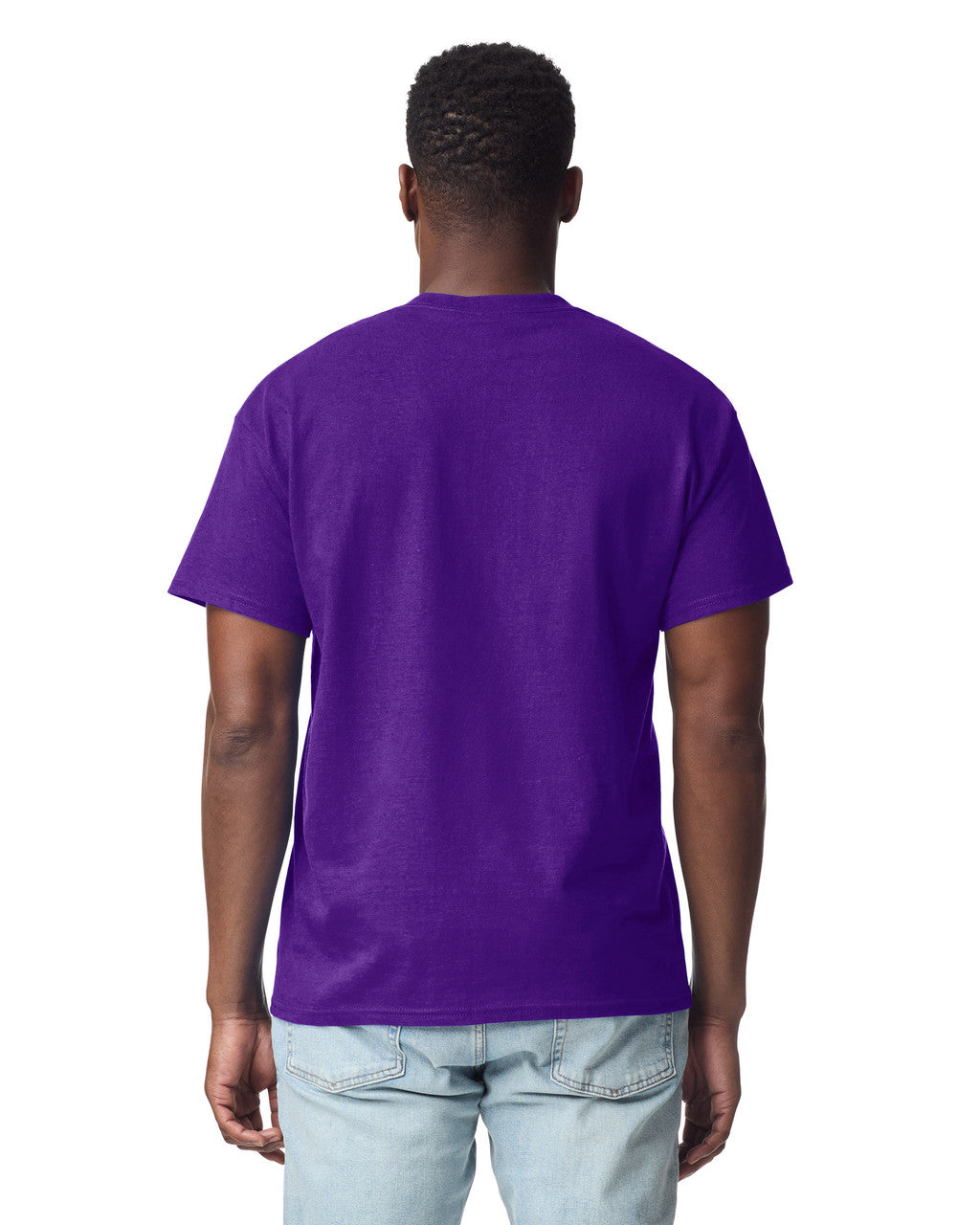 Gildan G200 Ultra Cotton T-Shirt - Purple - model back