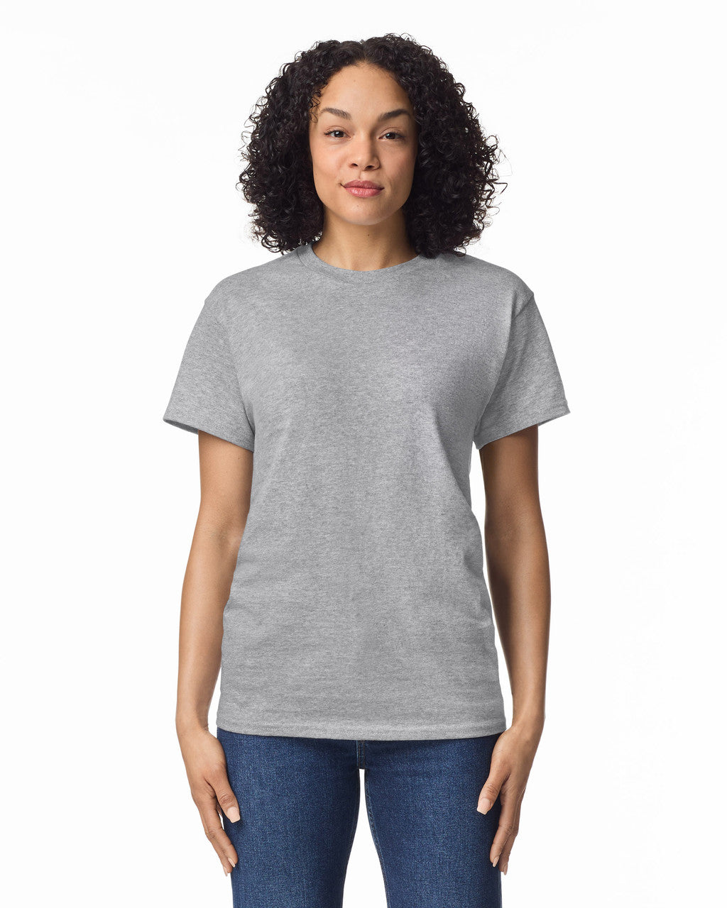 Gildan G200 Ultra Cotton T-Shirt - Sport Grey - model front