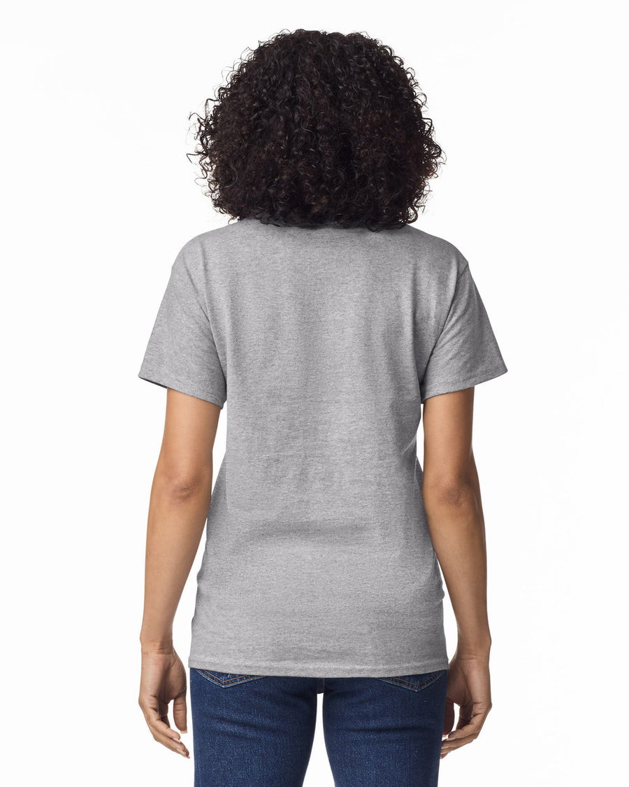 Gildan G200 Ultra Cotton T-Shirt - Sport Grey - model back