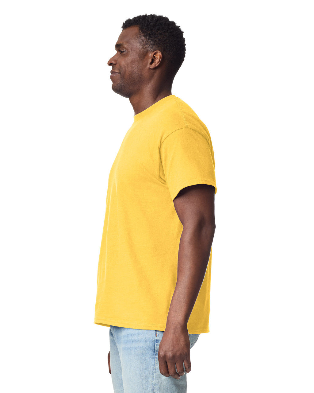 Gildan G200 Ultra Cotton T-Shirt - Daisy - model side