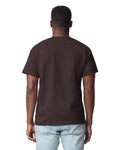 Gildan G200 Ultra Cotton T-Shirt - Dark Chocolate - model back