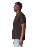 Gildan G200 Ultra Cotton T-Shirt - Dark Chocolate - model side