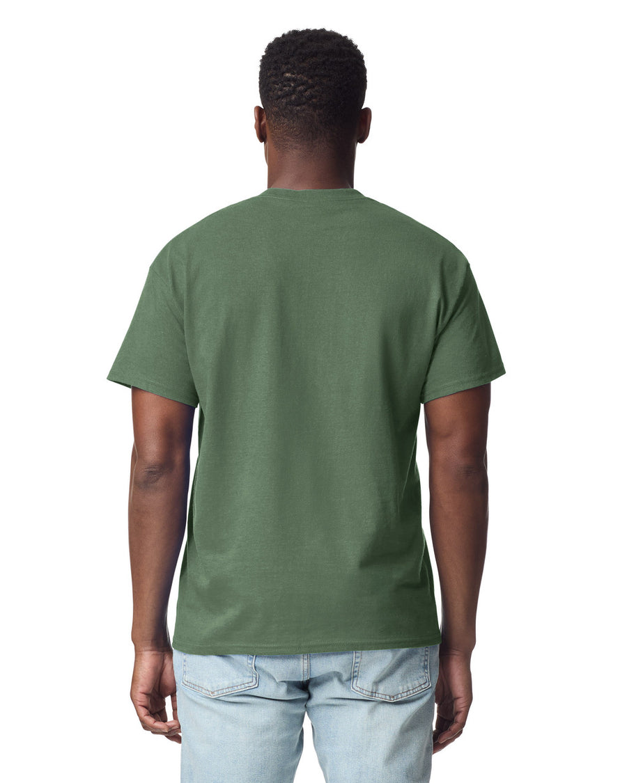 Gildan G200 Ultra Cotton T-Shirt - Military Green - model back