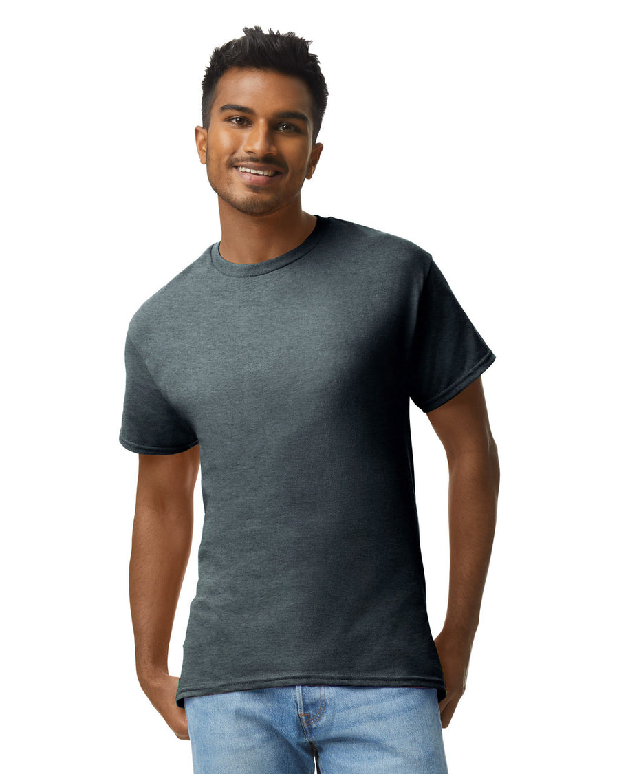 Gildan G200 Ultra Cotton T-Shirt - Dark Heather - model front