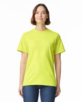 Gildan G200 Ultra Cotton T-Shirt - Safety Green - model front