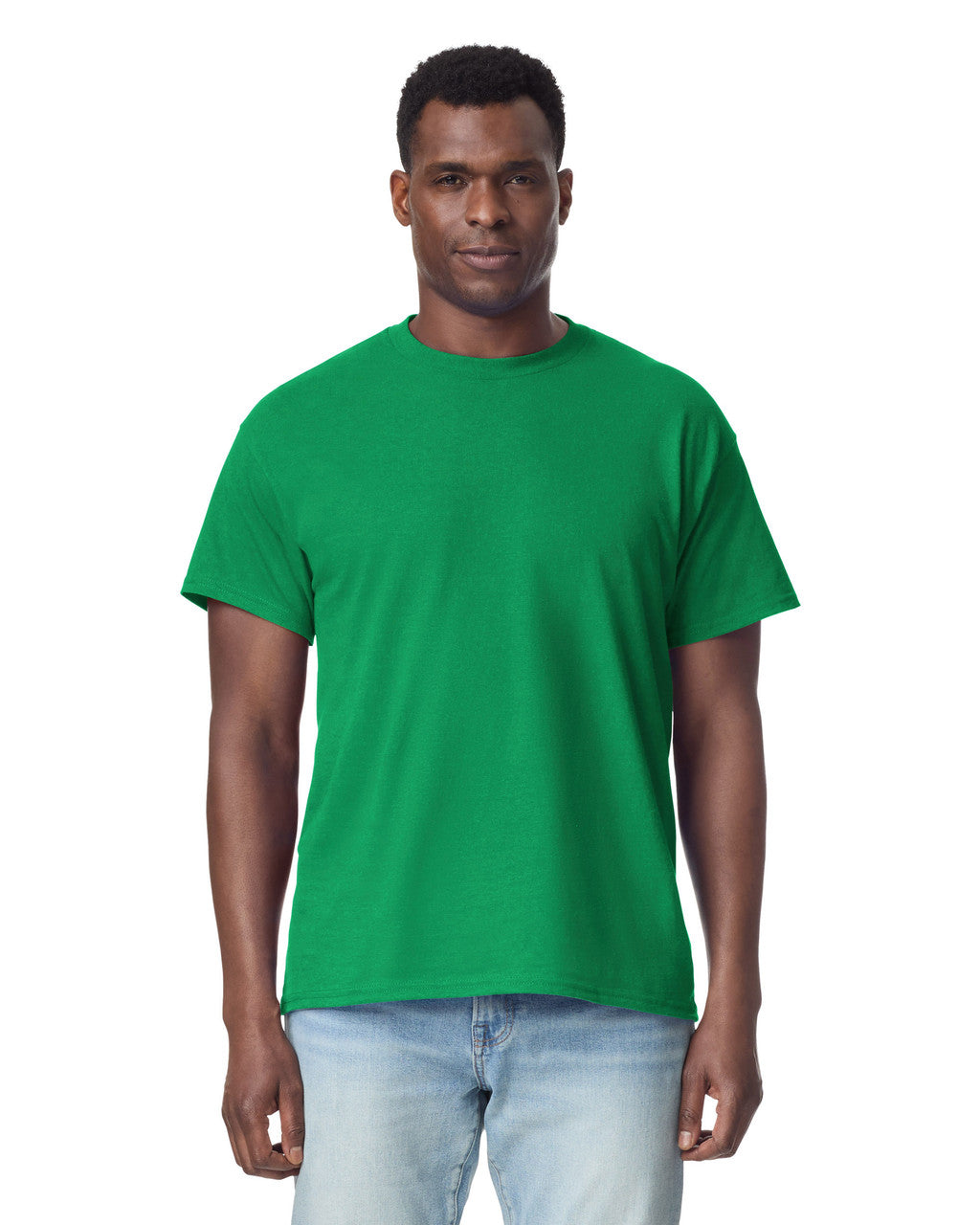 Gildan G200 Ultra Cotton T-Shirt - Antique Irish Green - model front