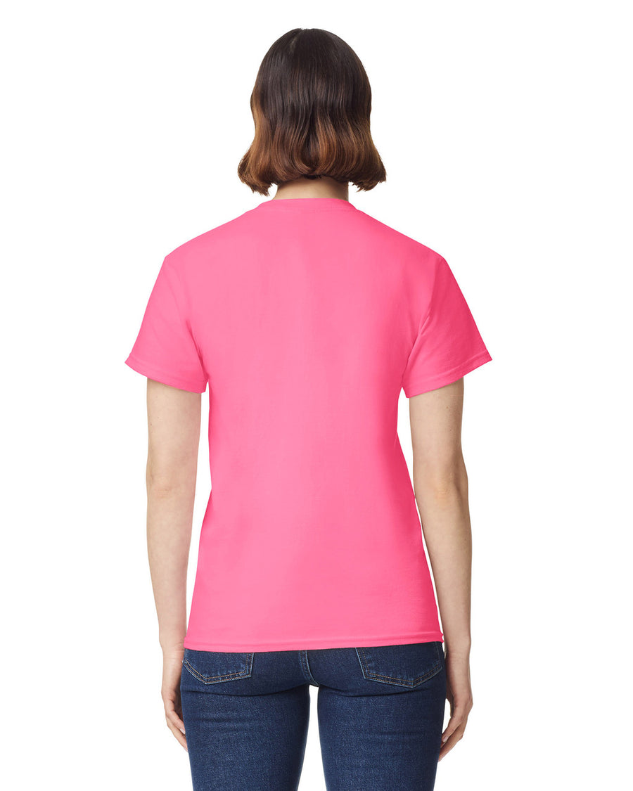 Gildan G200 Ultra Cotton T-Shirt - Safety Pink - model back