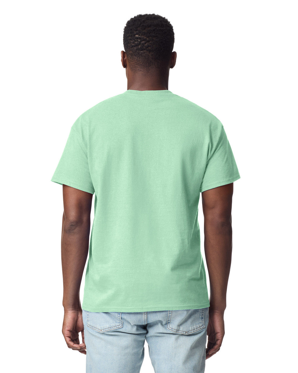 Gildan G200 Ultra Cotton T-Shirt - Mint Green - model back