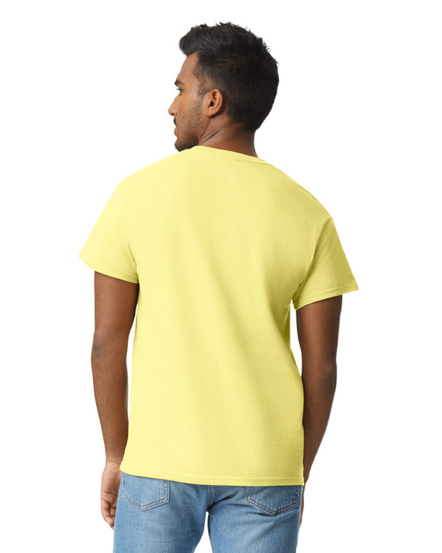 Gildan G200 Ultra Cotton T-Shirt - Cornsilk - model back