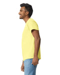 Gildan G200 Ultra Cotton T-Shirt - Cornsilk - model side