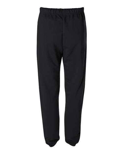 Jerzees 4850MR Unisex Super Sweats NuBlend Sweatpants with Pockets - Black - back