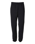 Jerzees 4850MR Unisex Super Sweats NuBlend Sweatpants with Pockets - Black - front