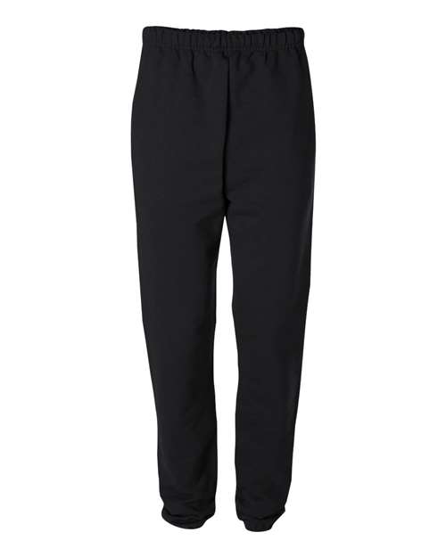 Jerzees 4850MR Unisex Super Sweats NuBlend Sweatpants with Pockets - Black - front