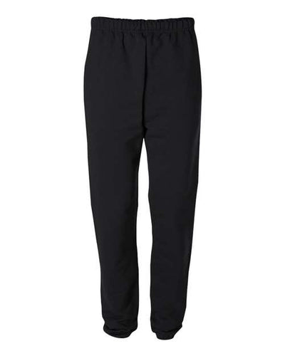 Jerzees 4850MR Unisex Super Sweats NuBlend Sweatpants with Pockets - Black - front