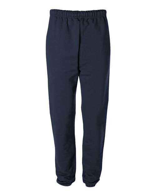 Jerzees 4850MR Unisex Super Sweats NuBlend Sweatpants with Pockets - J. Navy - front