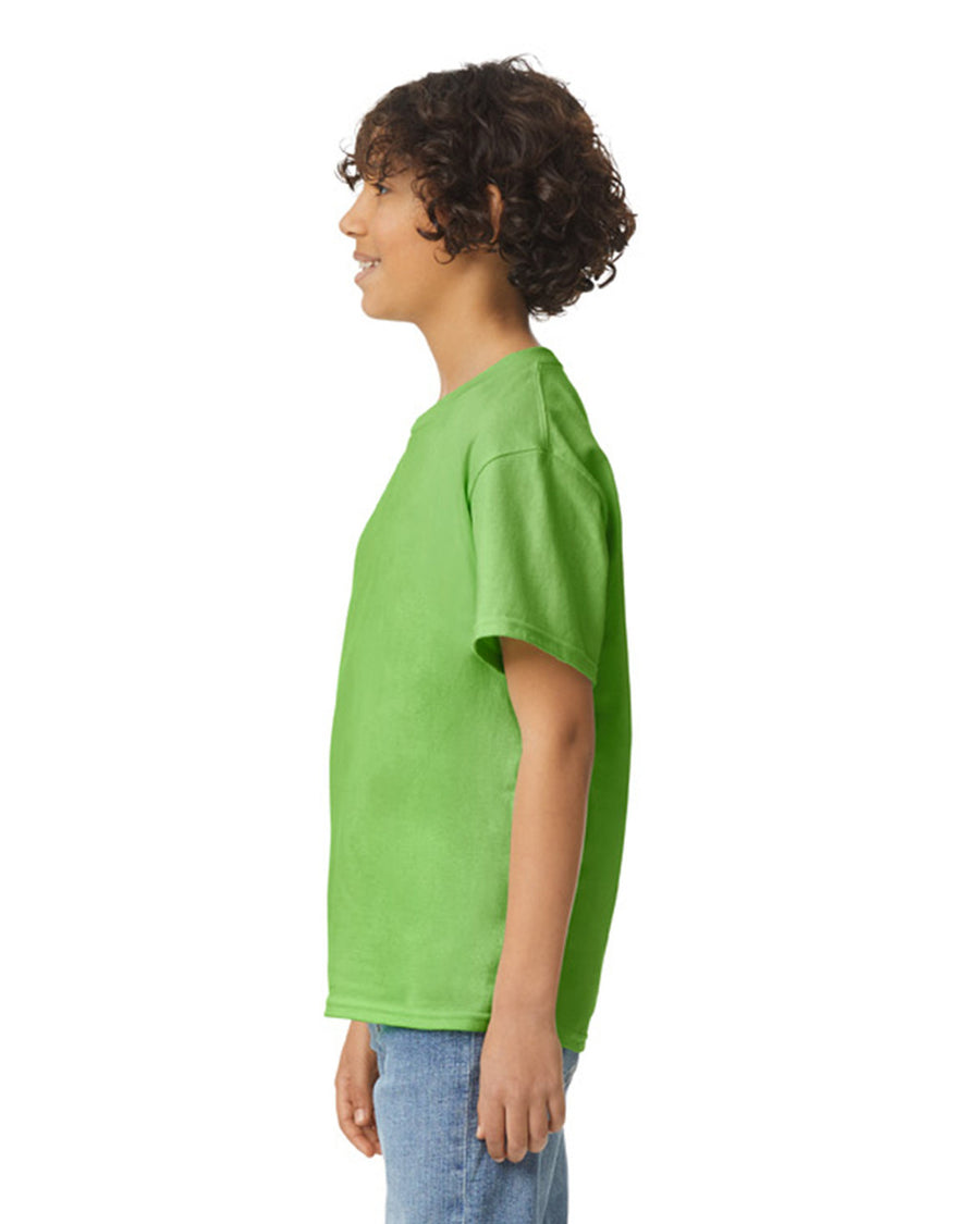Gildan 2000B Youth Ultra Cotton T-Shirt - Lime - model side