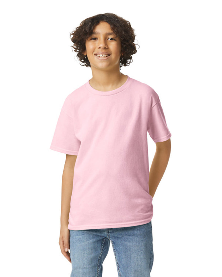Gildan 2000B Youth Ultra Cotton T-Shirt - Light Pink - model back