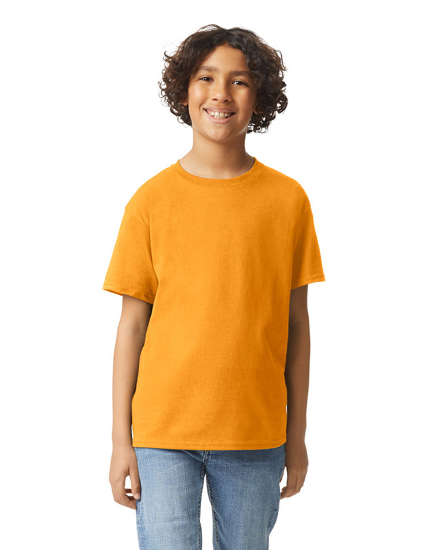Gildan 2000B Youth Ultra Cotton T-Shirt - Gold - model front
