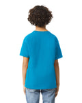 Gildan 2000B Youth Ultra Cotton T-Shirt - Sapphire - model back