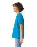 Gildan 2000B Youth Ultra Cotton T-Shirt - Sapphire - model side