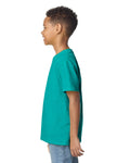 Gildan 2000B Youth Ultra Cotton T-Shirt - Jade Dome - model side