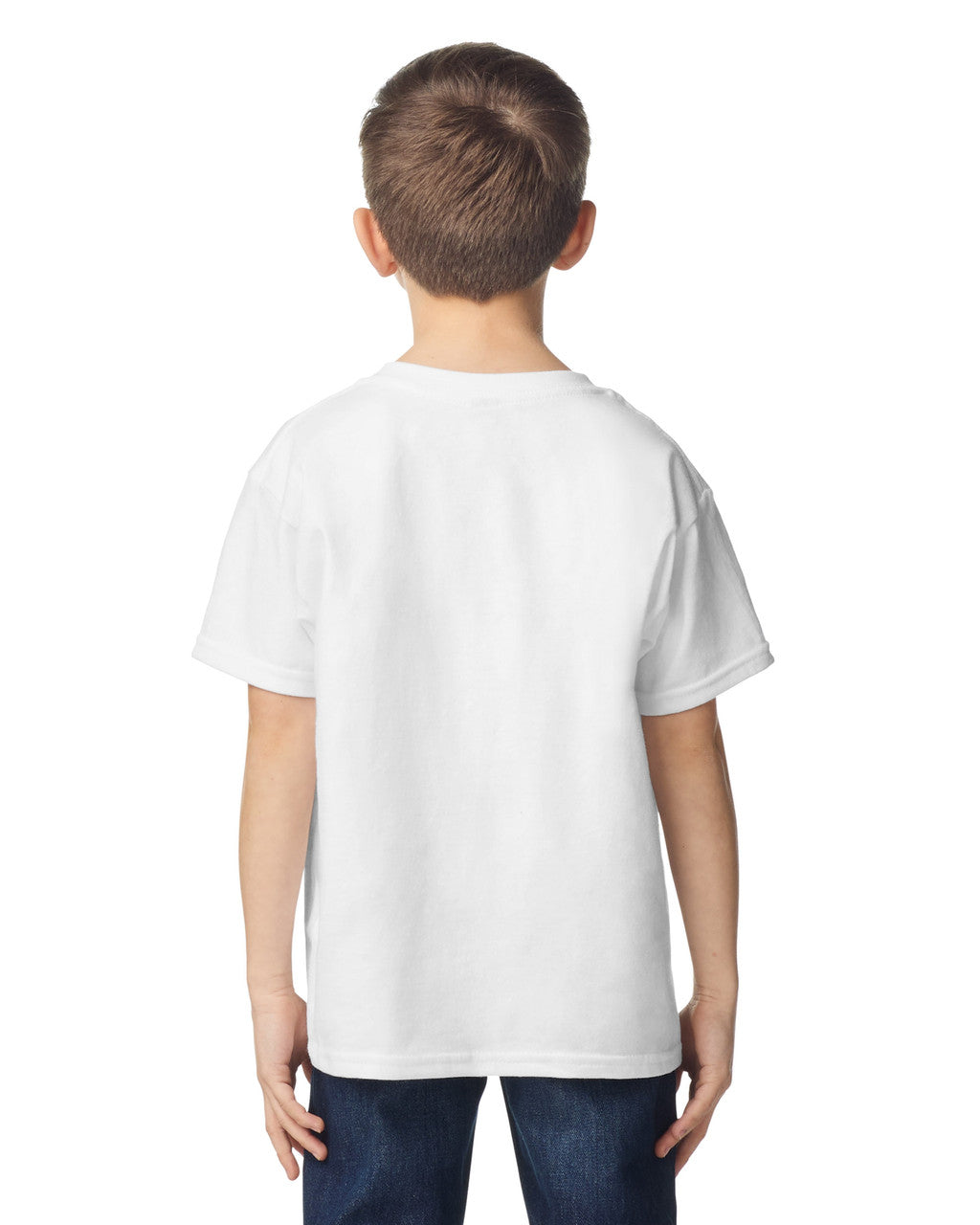 Gildan 2000B Youth Ultra Cotton T-Shirt - White - model back