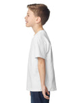 Gildan 2000B Youth Ultra Cotton T-Shirt - White - model side