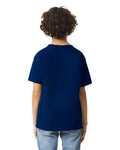 Gildan 2000B Youth Ultra Cotton T-Shirt - Navy - model back