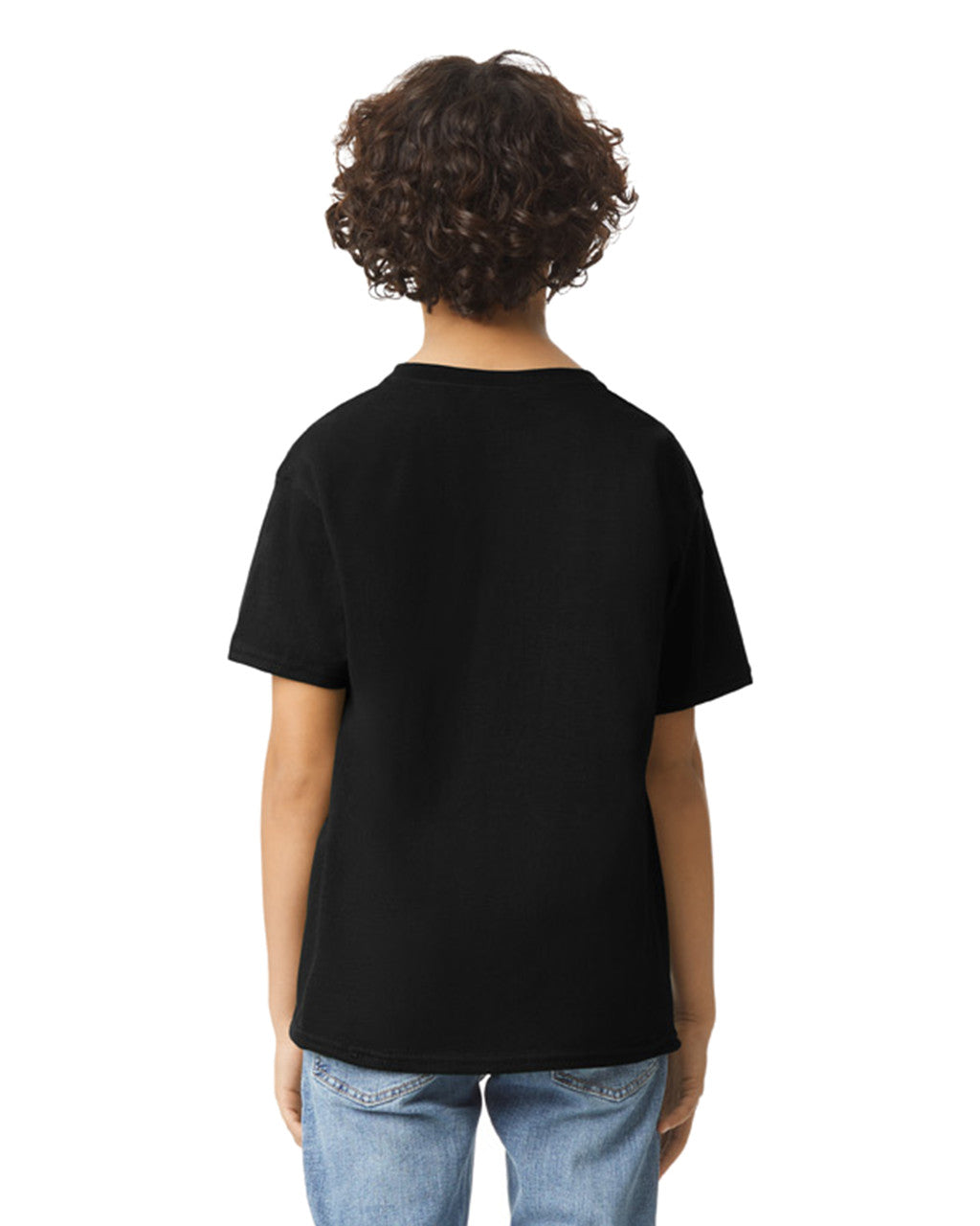 Gildan 2000B Youth Ultra Cotton T-Shirt - Black - model back