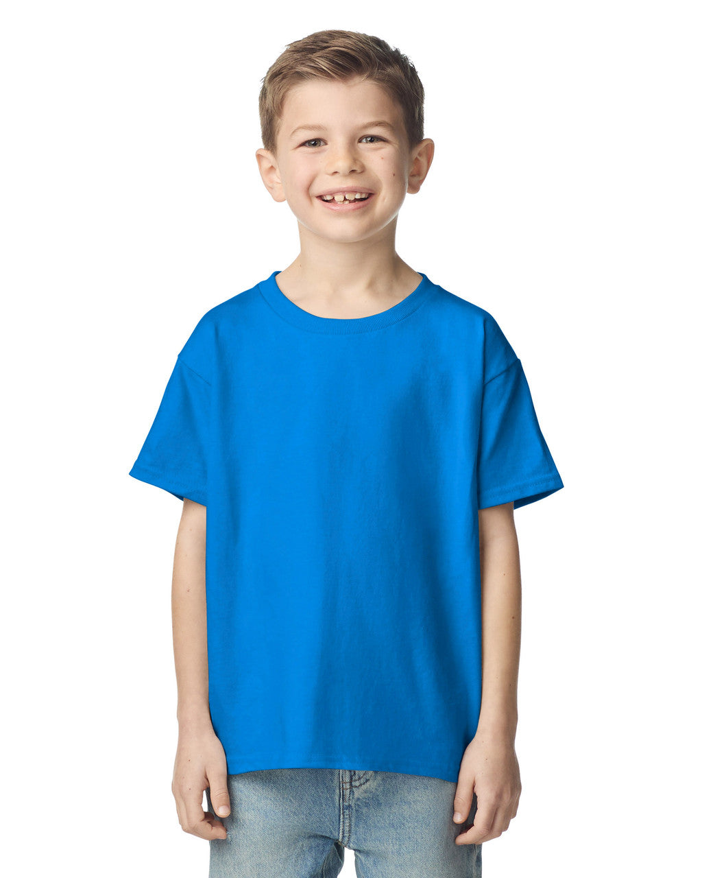 Gildan 2000B Youth Ultra Cotton T-Shirt - Royal - model front