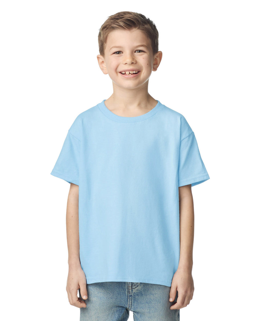Gildan 2000B Youth Ultra Cotton T-Shirt - Light Blue - model front
