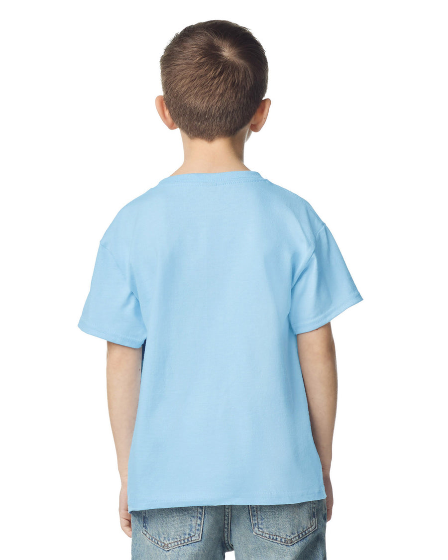 Gildan 2000B Youth Ultra Cotton T-Shirt - Light Blue - model back