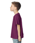 Gildan 2000B Youth Ultra Cotton T-Shirt - Maroon - model side