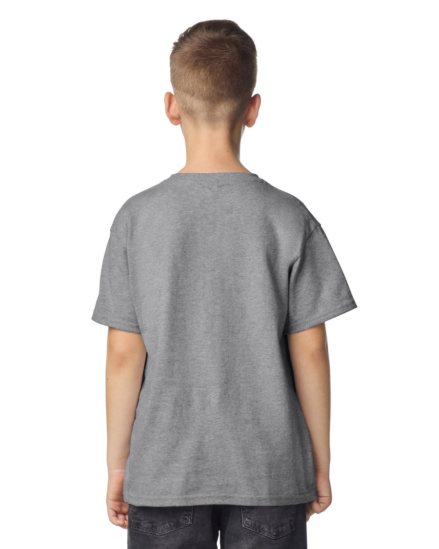 Gildan 2000B Youth Ultra Cotton T-Shirt - Sport Grey - model back