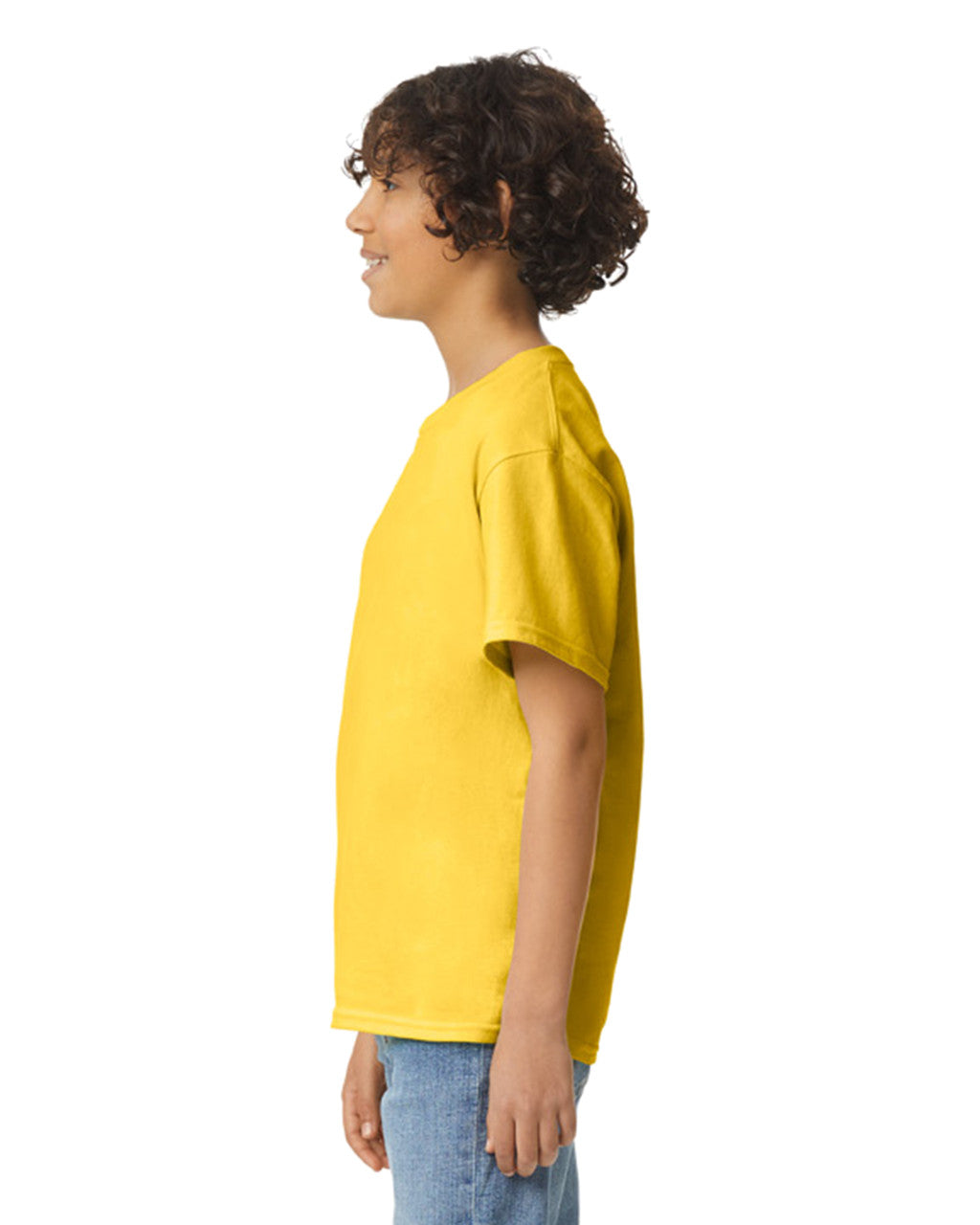 Gildan 2000B Youth Ultra Cotton T-Shirt - Daisy - model side
