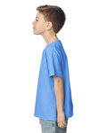 Gildan 2000B Youth Ultra Cotton T-Shirt - Carolina Blue - model side