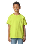 Gildan 2000B Youth Ultra Cotton T-Shirt - Safety Green - model front