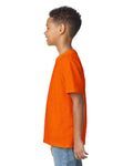Gildan 2000B Youth Ultra Cotton T-Shirt - Orange - model side