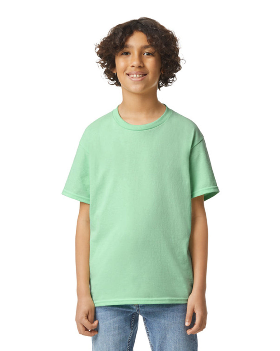 Gildan 2000B Youth Ultra Cotton T-Shirt - Mint Green - model front