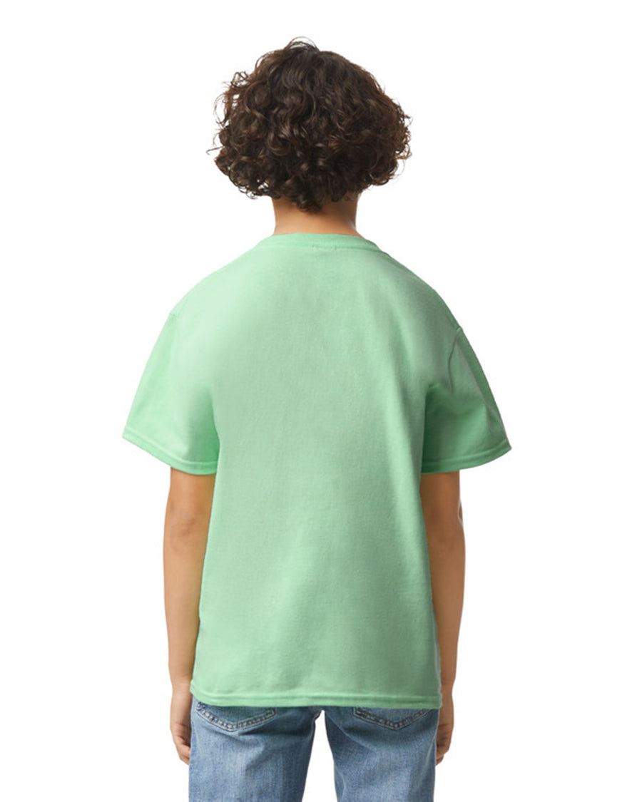 Gildan 2000B Youth Ultra Cotton T-Shirt - Mint Green - model back